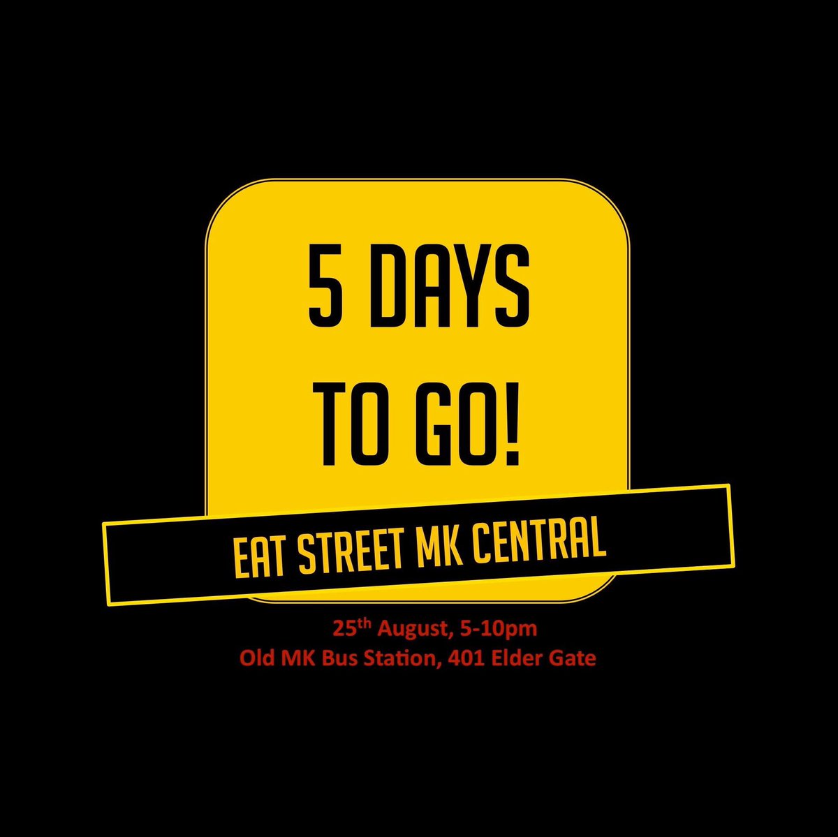 Not long to go. Look forward to seeing you.