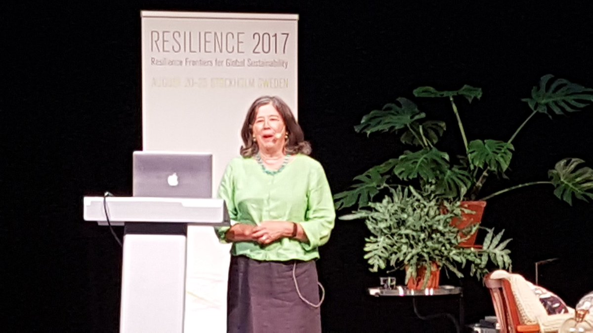 Dialogica_CA's tweet photo. Founders' ability to compromise is key to successful #socialinnovation says Frances Westley @ResilienceSTHLM #ResFrontiers #Res2017 https://t.co/2F3WrmM3pz