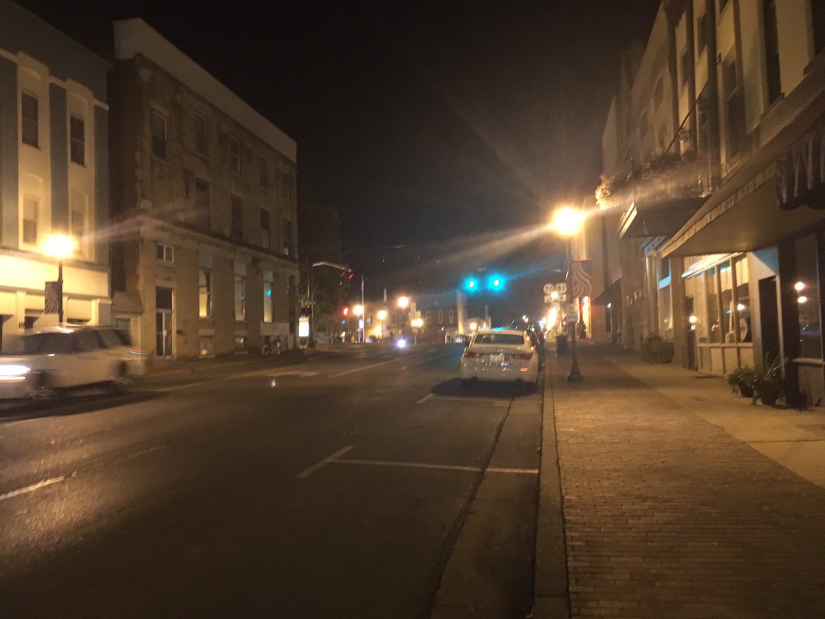 HillarySimonTV's tweet photo. Hey downtown Madisonville! Who's awake?! I'm outside Ferrels this morning talking #SolarEclipse2017. Come say hi 😊 https://t.co/udOGnFmKJZ