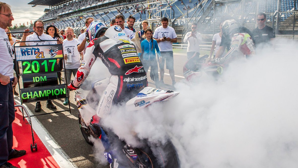 Das war die IDM auf dem @Lausitzring_de : motorradonline.de/veranstaltunge… - Glückwunsch, Reiti!