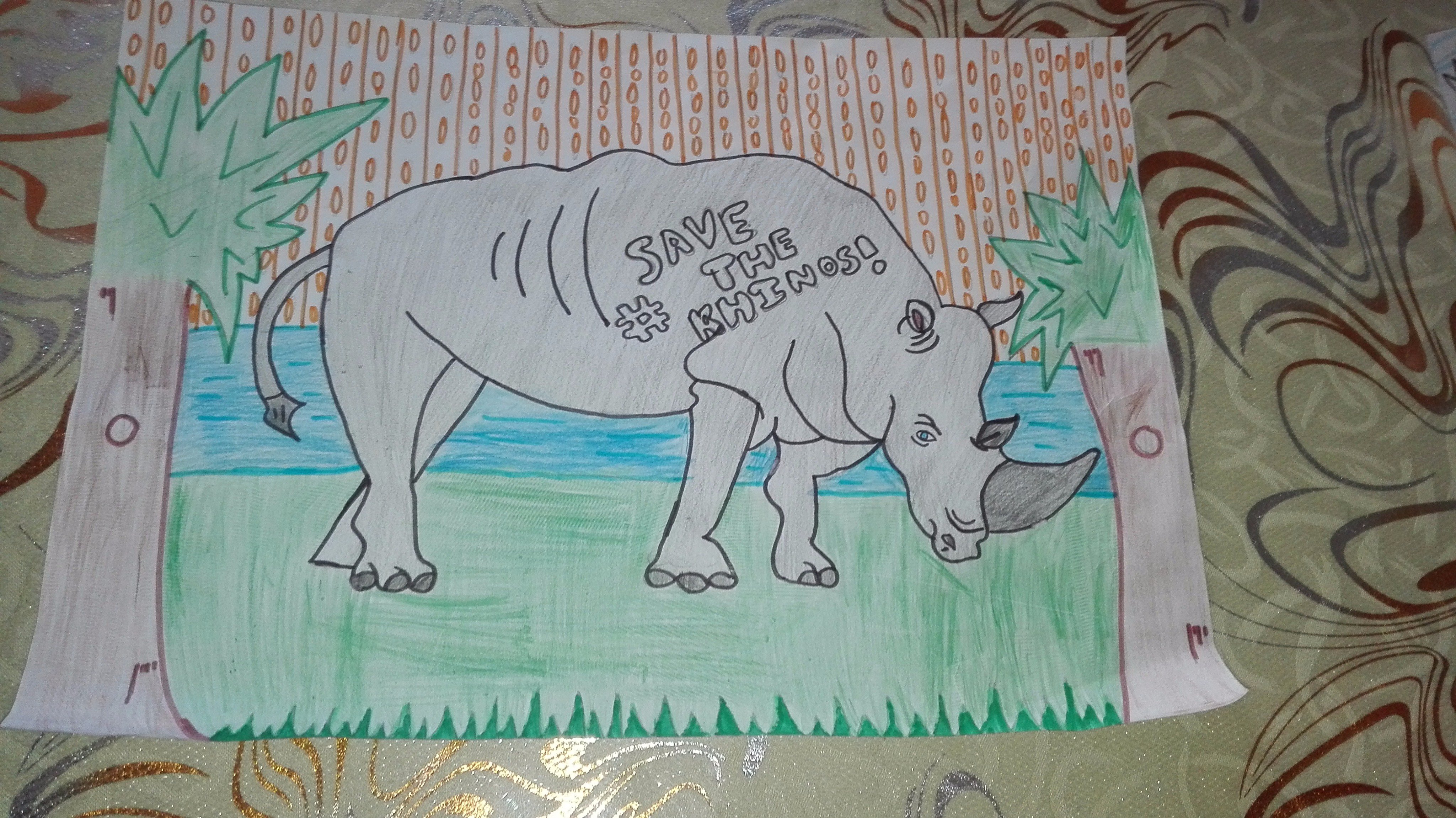 Annual International Baby Rhino Rescue Art Contest