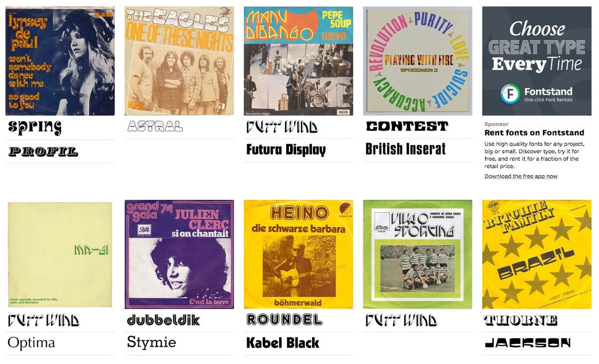 FontsInUse's tweet photo. Looks like today is Mecanorma Day! A blast from the past with dry-transfer faces Astral, Contest, Jackson, Puff Wind, Spring &amp; more … https://t.co/eK6B73So9K