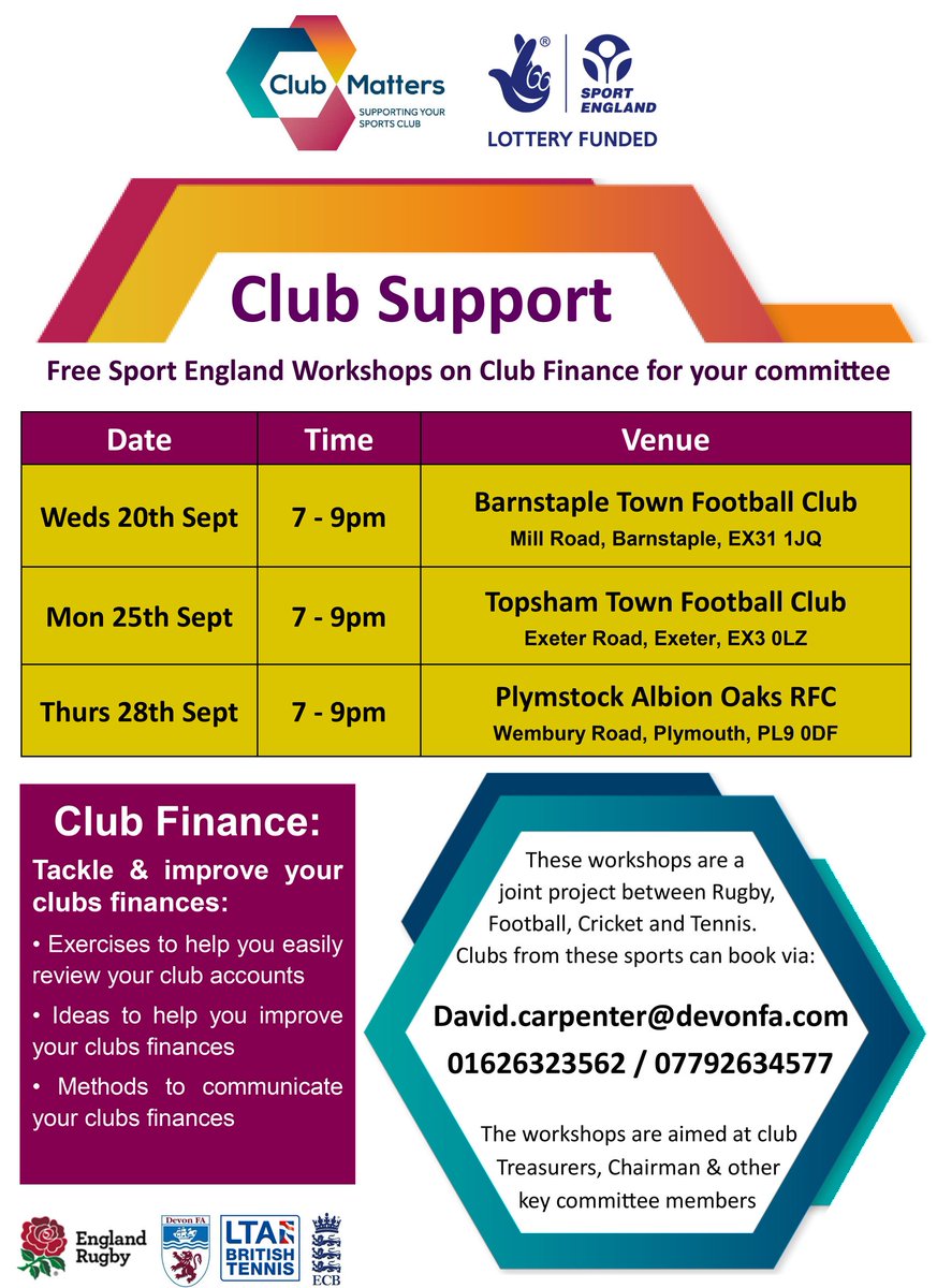 DON'T MISS OUT ON THIS VALUABLE WORKSHOP: Places are filling up fast. Details here devonrfu.com/news?nid=520