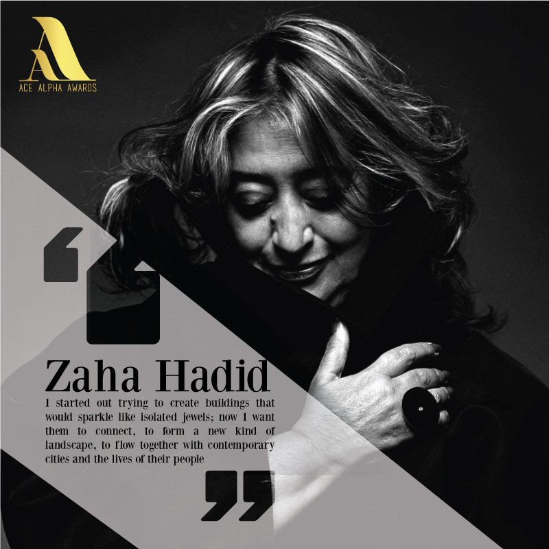 acealphaawards's tweet photo. "The amalgamation of experienced disciple and contemporary design result in timeless architecture". #ZahaHadid  #ACETECH #AceAlphaAwards https://t.co/rDyLiSWyRY