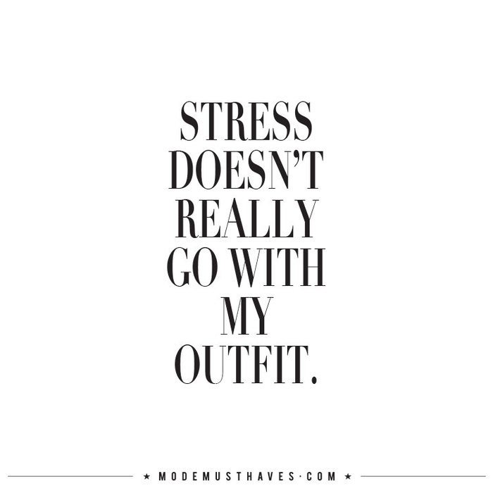 Whatever happens, don't stress girls! 😇 modemusthaves.com