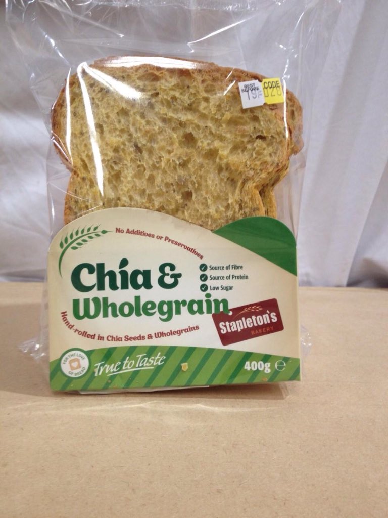 This week why not try our healthy range of breads?Our BA Seamus Callanan, loves our Chia &amp; Wholegrain loaf, let us know your favourite!