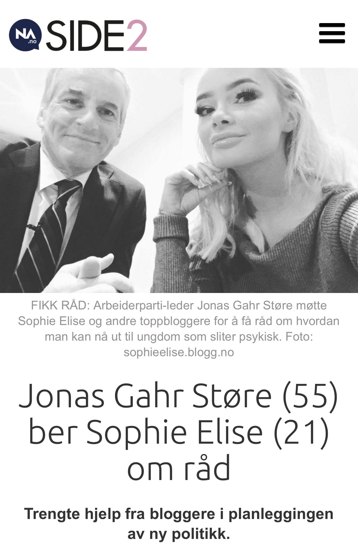 Sophie elise snapchat bilde