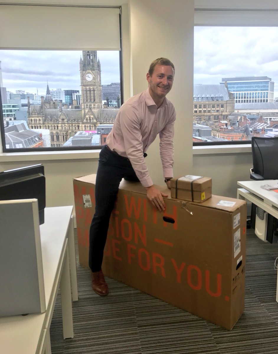 Exciting day at RM HQ Rob's new bike has arrived! 🎉🚴 #CycleToWorkScheme