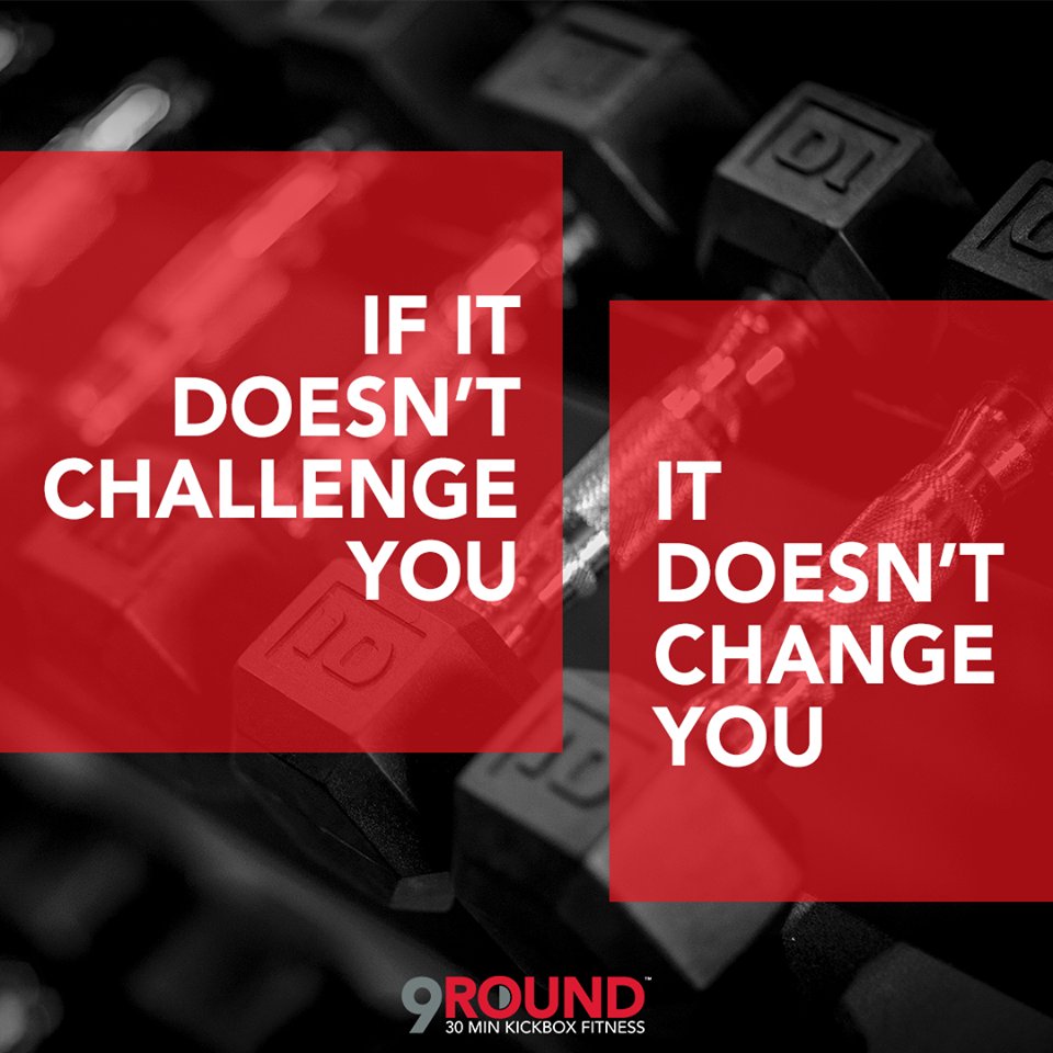 9RoundClyde's tweet photo. Monday Motivation: If it doesn't challenge you, it doesn't change you. https://t.co/wNJp7klJx7