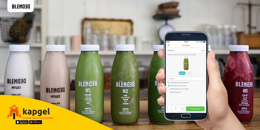 kapgelapp's tweet photo. Beslenme kalitenizi ciddi anlamda arttıracak yeni alışkanlığınız BLENDED ile haftaya hazırlanın! https://t.co/pYkR2gxhjS