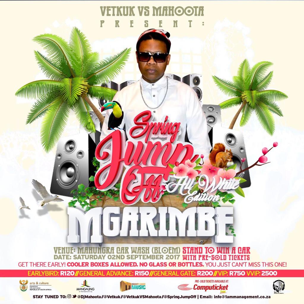 Ludz_SA's tweet photo. Yo @RealMgarimbe - you ready to bless us with the National anthem? 🙌🔥 #SpringJumpOff17 https://t.co/YkdBzY3Qn0