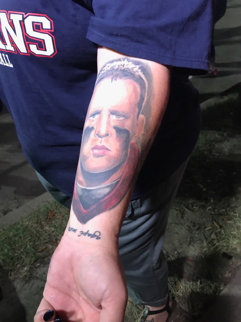 Texans superfan with JJ Watt tattoo hopes to meet the star  YouTube