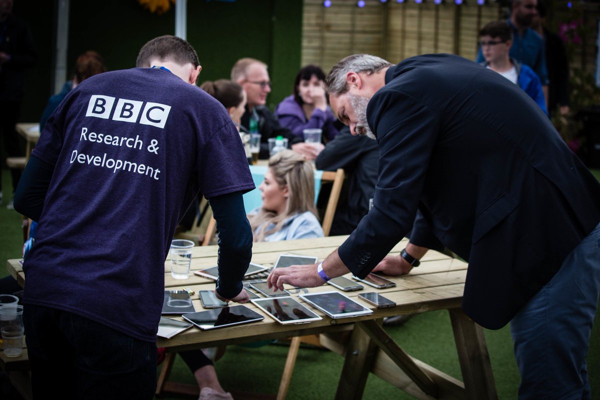 BBC_Connected's tweet photo. .@BBCRD trial improving the audience experience for live streaming; we're taking tech out of the lab and into the field #BBCRD #Edfesttrials https://t.co/0xAe1KHXUt