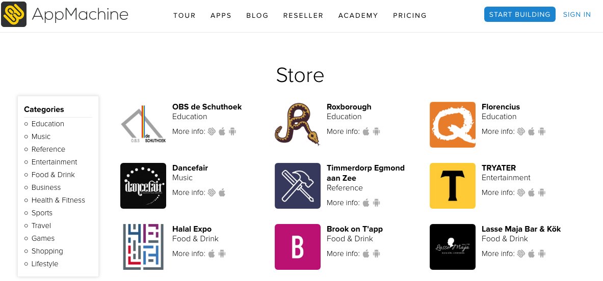 AppmachineNL's tweet image. Inspiratie nodig voordat je een app gaat bouwen? Kijk eens in onze Appstore! #inspiratie - goo.gl/w5K65a