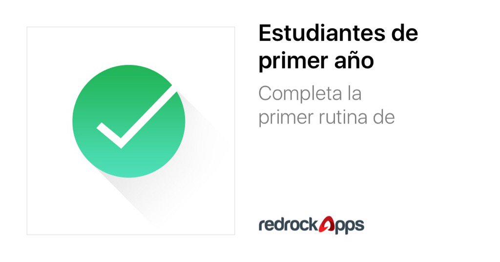 Logro desbloqueado: Estudiantes de primer año