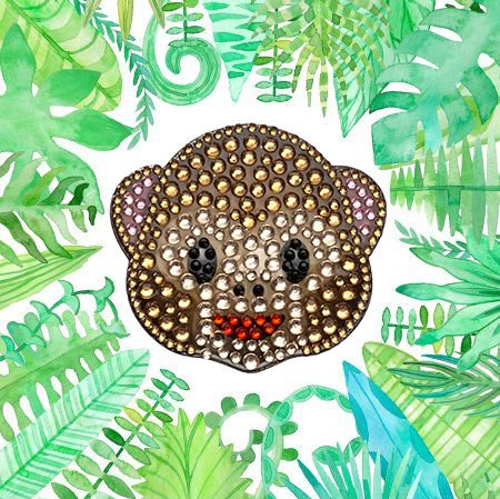 stickerbeans's tweet photo. Monkey see, monkey do! 🐒 So, do as the #monkey &amp; head over to https://t.co/YPvs6oETa7 &amp; shop our monkey #rhinestonesticker today! https://t.co/sOMHGdCZ5e