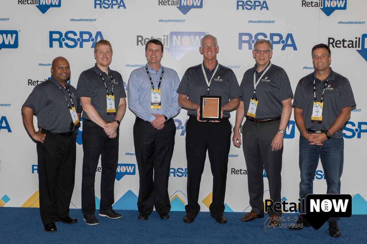 InsideRSPA's tweet photo. Congrats to #ElectronicPayments category Bronze winner: @Sterlingpayments! Thanks for your service to the industry! #RSPAVAE #RetailNOW2017 https://t.co/eSOnFL2Etu