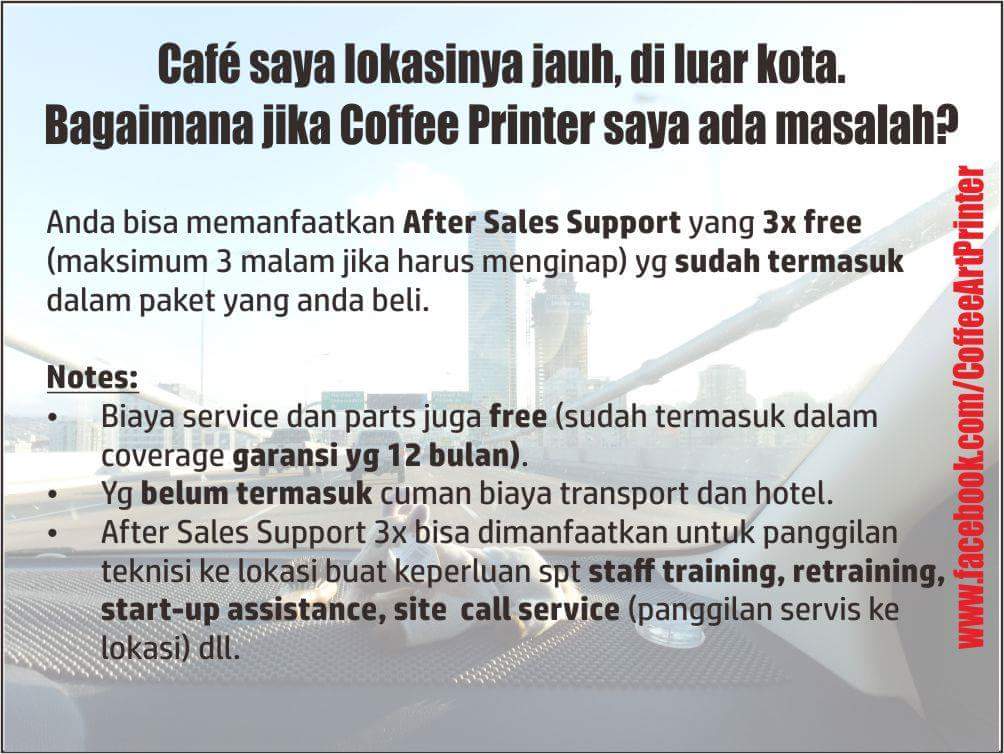 #CoffeePrinterAfterSalesSupport