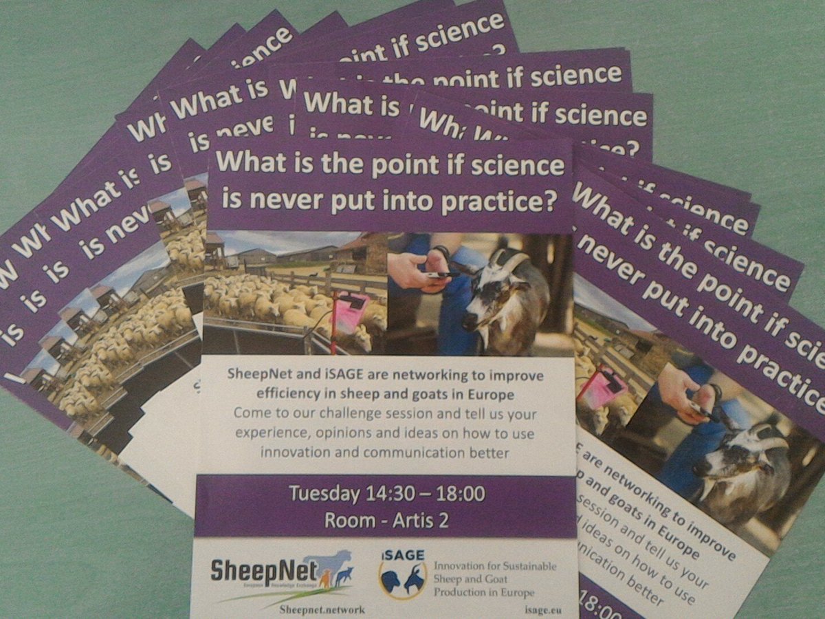 EuroSheepEU's tweet image. #SheepNet and @iSAGE_H2020 at the @EAAPofficial the August 29th. We hope to see you there! @EU_H2020 @InstitutElevage @SRUCResearch