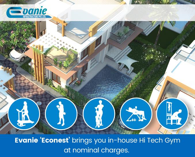 EvanieInfra's tweet photo. Evanie ‘Econest’ brings you in-house Hi Tech Gym at nominal charges. #BudgetFlat #PropertyinKolkata #KolkataProperties #RealEstate https://t.co/0cV9qKfAnm