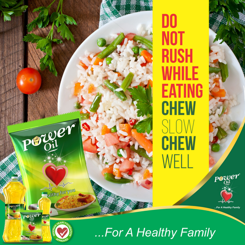 PowerOilNG's tweet photo. And gives greater satisfaction with your meals.
while, #eatingquickly leads to poor digestion, increased weight gain,& lower satisfaction. https://t.co/JenfStbHZq