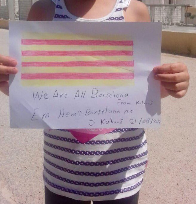 aminahekmet's tweet photo. Des de #Kobane, el símbol de la resistència kurda contra #IS
#TotsSomBarcelona https://t.co/coGUjwNsNX