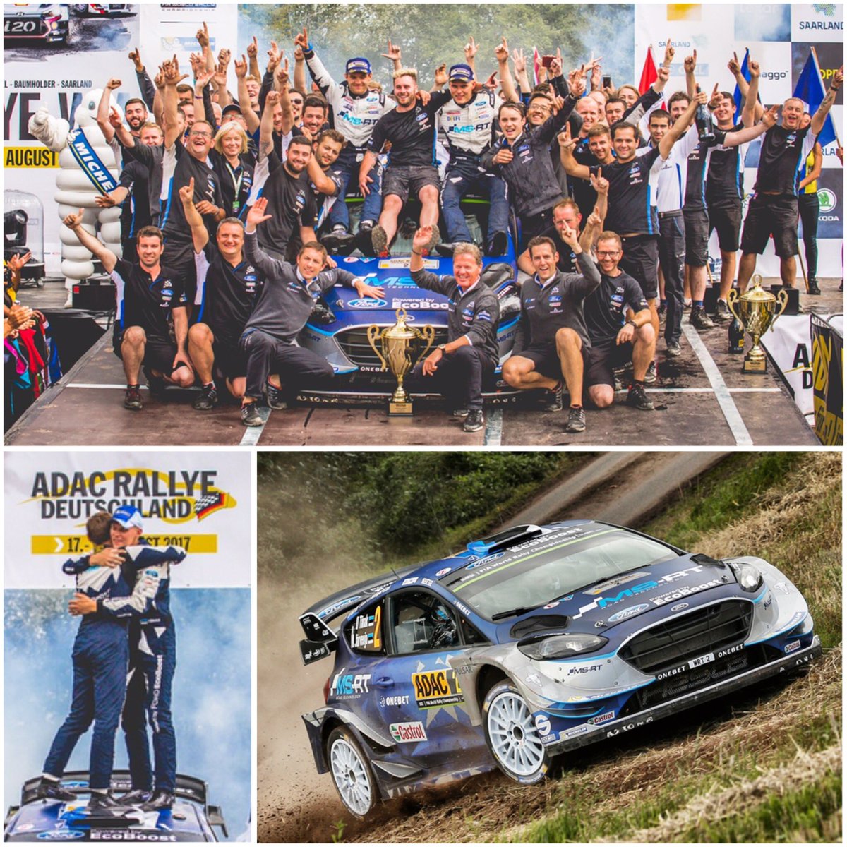 These two though!! 👌🏼 A great weekend for the whole team and now we can finally say that we've won every rally on the calendar!! 🏆 #WRC