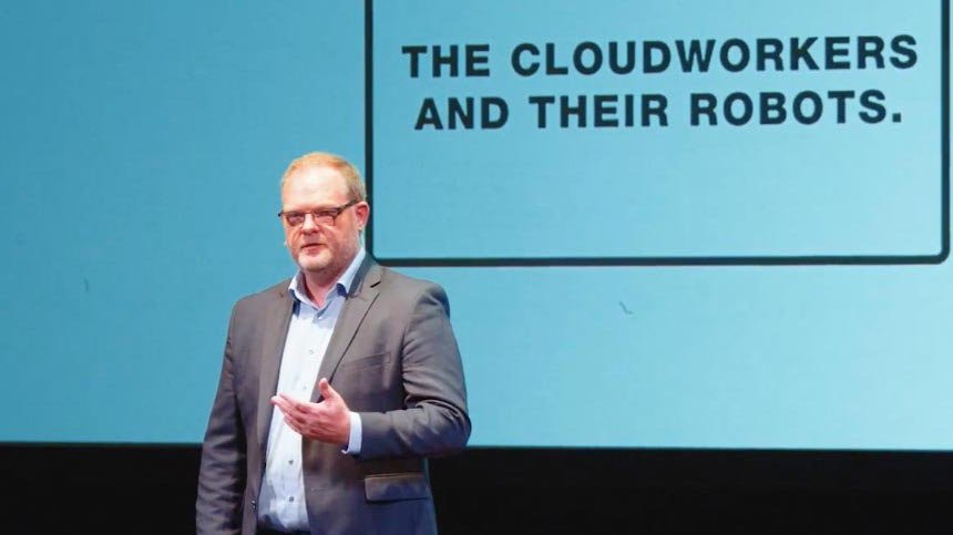 BlueOceanRobot's tweet image. Are robots taking our jobs? Co-CEO Claus Risager shares his thoughts about the future workplace #CloudWorker Read: goo.gl/6wwcLS