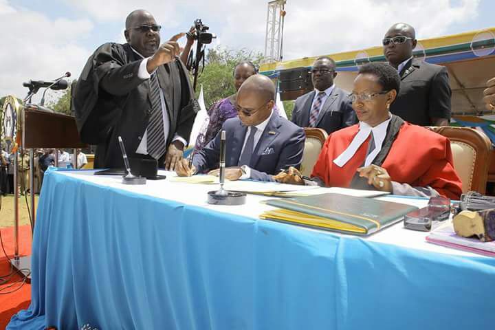 KBCChannel1's tweet photo. H.E @governorkingi EGH has been sworn in at the Karisa Maitha grounds, Kilifi County. This is his second term #CountyTransition ^CW https://t.co/rzGvtvzS6b