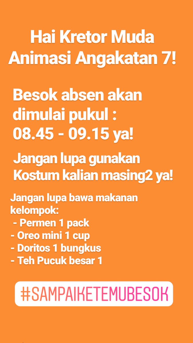 JANGAN LUPA YAA! ;)