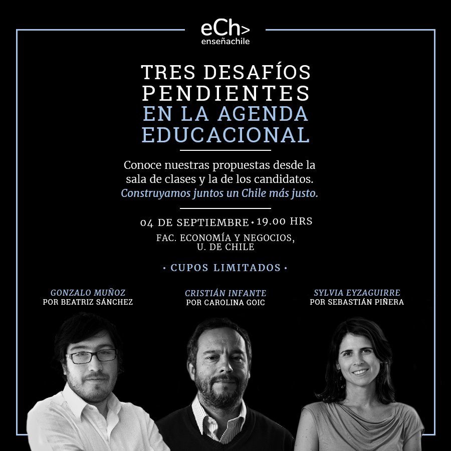 ensenachile's tweet photo. 4 de septiembre / @pregrado_fen / 19hrs / Inscríbete en https://t.co/weOIPKna9F https://t.co/WjgxIyxaKZ