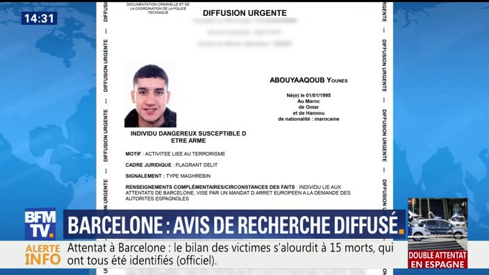homme recherche attentat