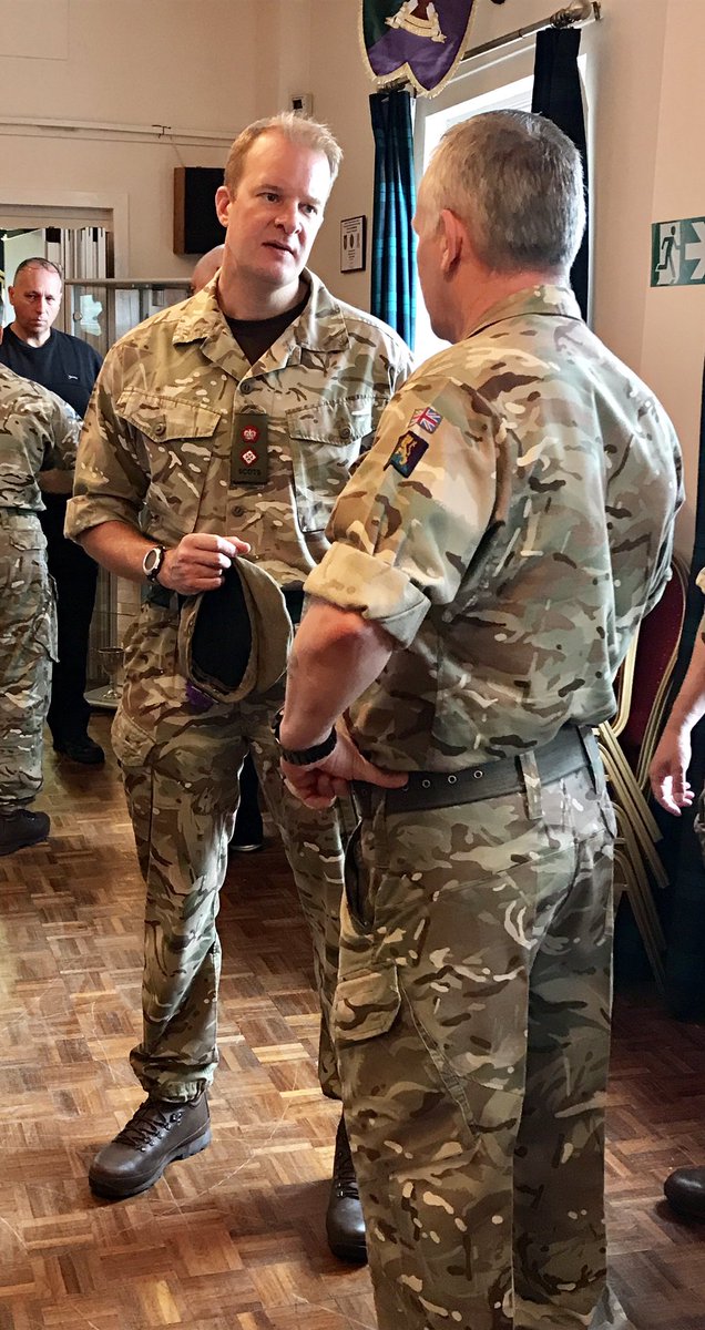 7SCOTS's tweet photo. A warm welcome to our new @7SCOTS_CO Lt Col Sheldrick! We look forward to new challenges and adventures under your leadership #JockStrong https://t.co/Rr7s31wqE8
