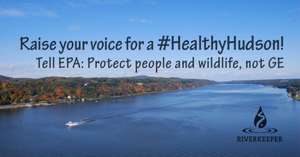 We have a right to a #HealthyHudson. Stand up for the river and tell EPA to protect people and wildlife, not GE. thndr.me/uMHQ2k