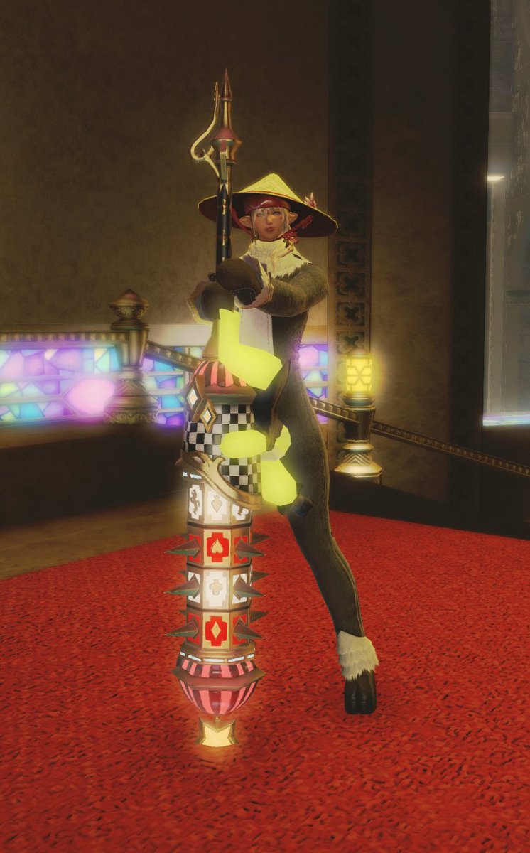 はつか Atomos Fenrir Ixion ミラさんより阿呆さ加減がオススメとのことで交換しました 両手剣のセニョール スパイクロッドです 回ってトゲが出て光るとかなんなのｗ