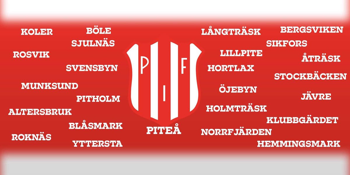 Pifherr's tweet photo. Tillsammans Piteå! Vi behöver er på onsdag mot Degerfors❤️ #pifherr #rödvitkärlek https://t.co/cwUER62oMW