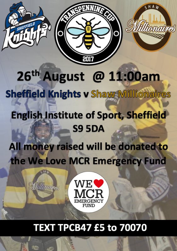 BHTPC2017's tweet image. Please RT our poster for the fundraising game this weekend