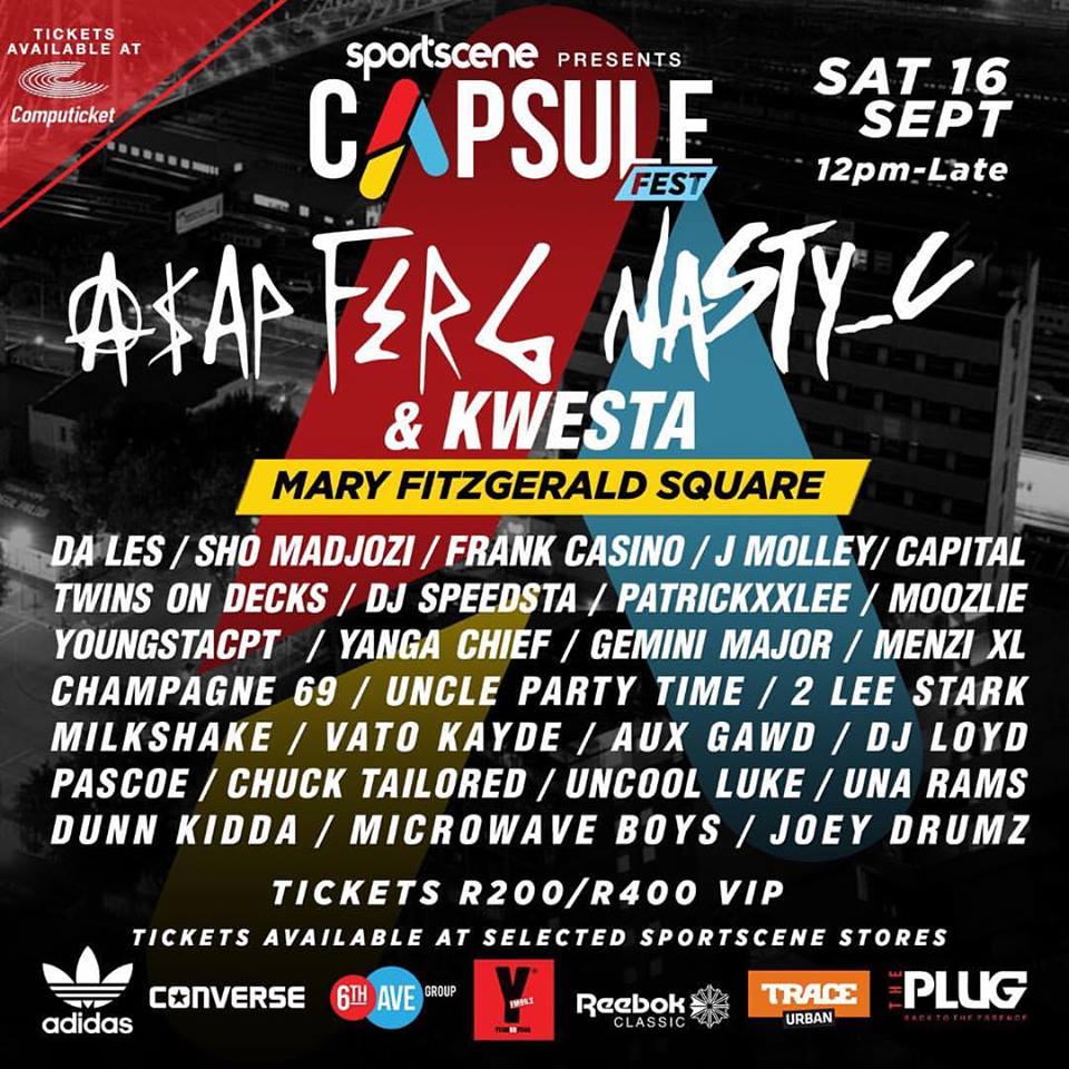 urban_sa's tweet photo. Get hyped for @CapsuleSA next month with @ASAPferg and @Nasty_CSA 
> https://t.co/nP0L1JyS36 https://t.co/sufR8O7C4r