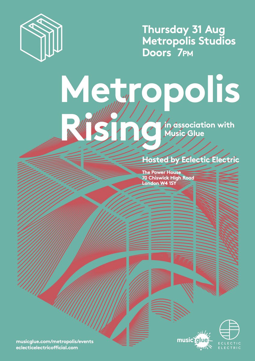 Next week @ThisMetropolis we host. Free tickets avialable here musicglue.com/metropolis/eve… #metropolisrising #eclecticelectric #livemusicevent