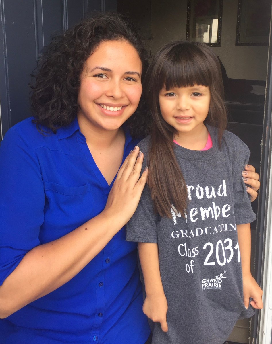 gpisd_ef's tweet photo. Pre-K Students are ready for their first day of school with their new t-shirts from the Education Foundation! https://t.co/uH2JVYznQJ