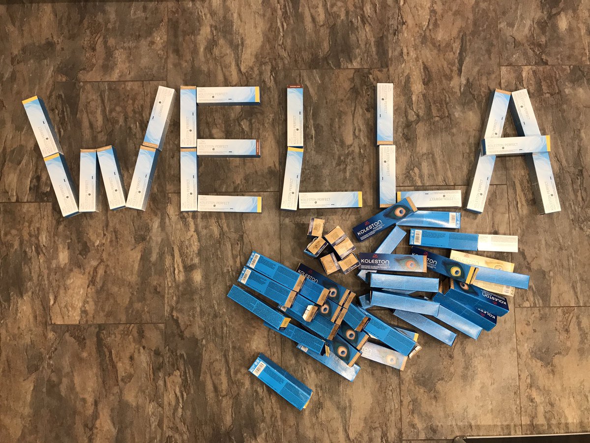 #stockcount #wella #wellahair #koleston