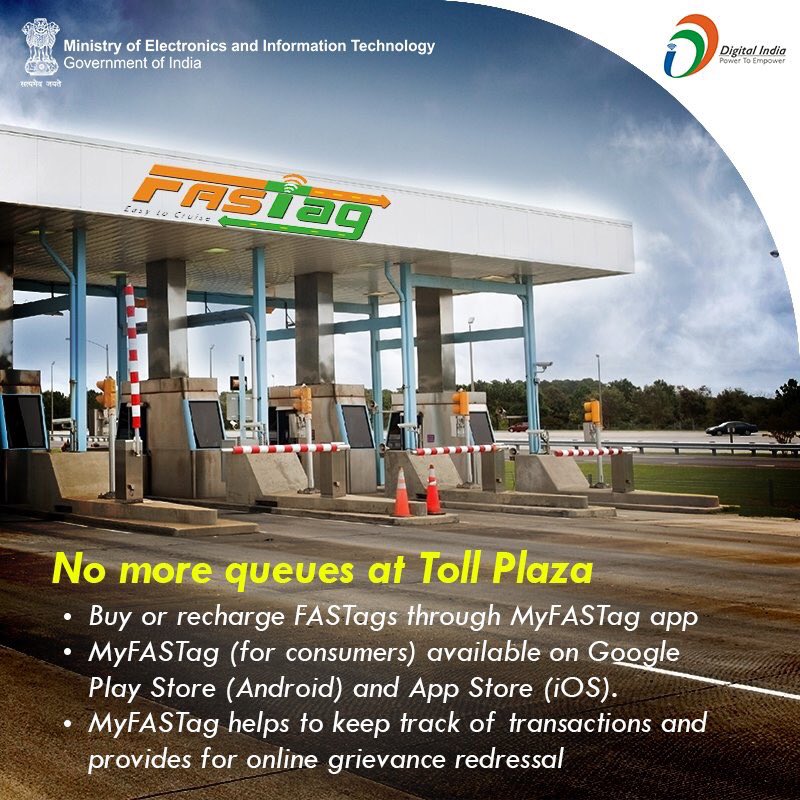 trafficwisdom's tweet photo. RT _DigitalIndia: #Mobile आपको बचाएगा Toll Plaza की लम्बी लाइन से| #Infographics #MyFastag #DigitalIndia MORTHIndi… https://t.co/0Meh9974JM