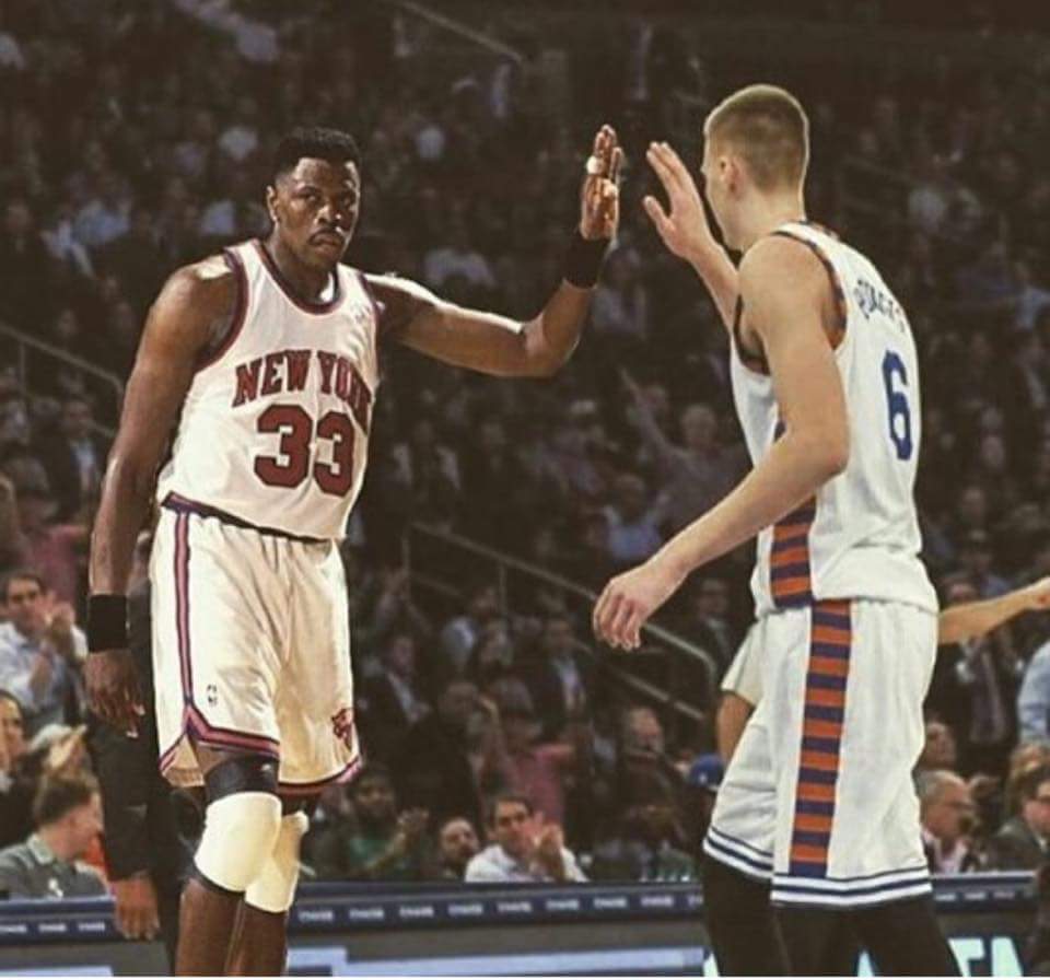 JakePappalardo's tweet photo. @nyknicks would make the playoffs if we had #Patrickewing now in his prime but can't with @carmeloanthony Why is that @FirstTake #ftyourtake https://t.co/aAxvquaBW7
