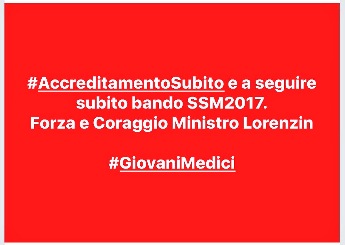 drsilenzi's tweet photo. #AccreditamentoSubito per qualità formazione @AspirantiSpec @giovanimedici e sicurezza dei pazienti @Cittadinanzatti @anto_gaudioso https://t.co/eIAXwUbOIQ