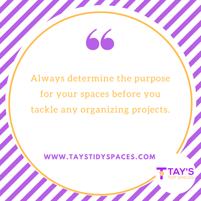TaysTidySpaces's tweet photo. Defining the purpose for your space should be the first step to organizing. #GetOrganizedNow https://t.co/8Ekmyg5sRJ
