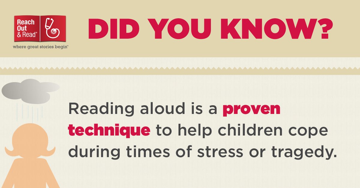reachoutandread's tweet photo. Traumatic experiences can be especially hard on children. Help them cope and grow by using #readaloud techniques. https://t.co/dAeFukrtXA