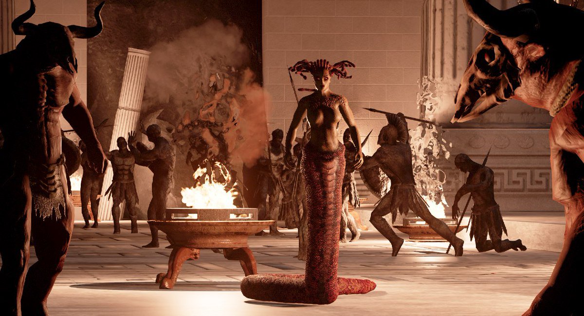 How long you`ll be able resist ancient monsters? 
Less than a week we`ll find out! 
store.steampowered.com/app/645860/Spa…
#vr, #htcvive, #steam, #steamvr