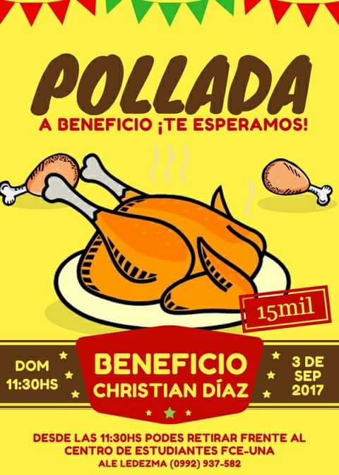 CEFCE1's tweet photo. Domingo 3 de setiembre frente a la oficina del Centro de Estudiantes, 
Gs. 15.000
Adquirí tus adhesiones nuestras oficinas de CE. https://t.co/0EJxx3lZKy