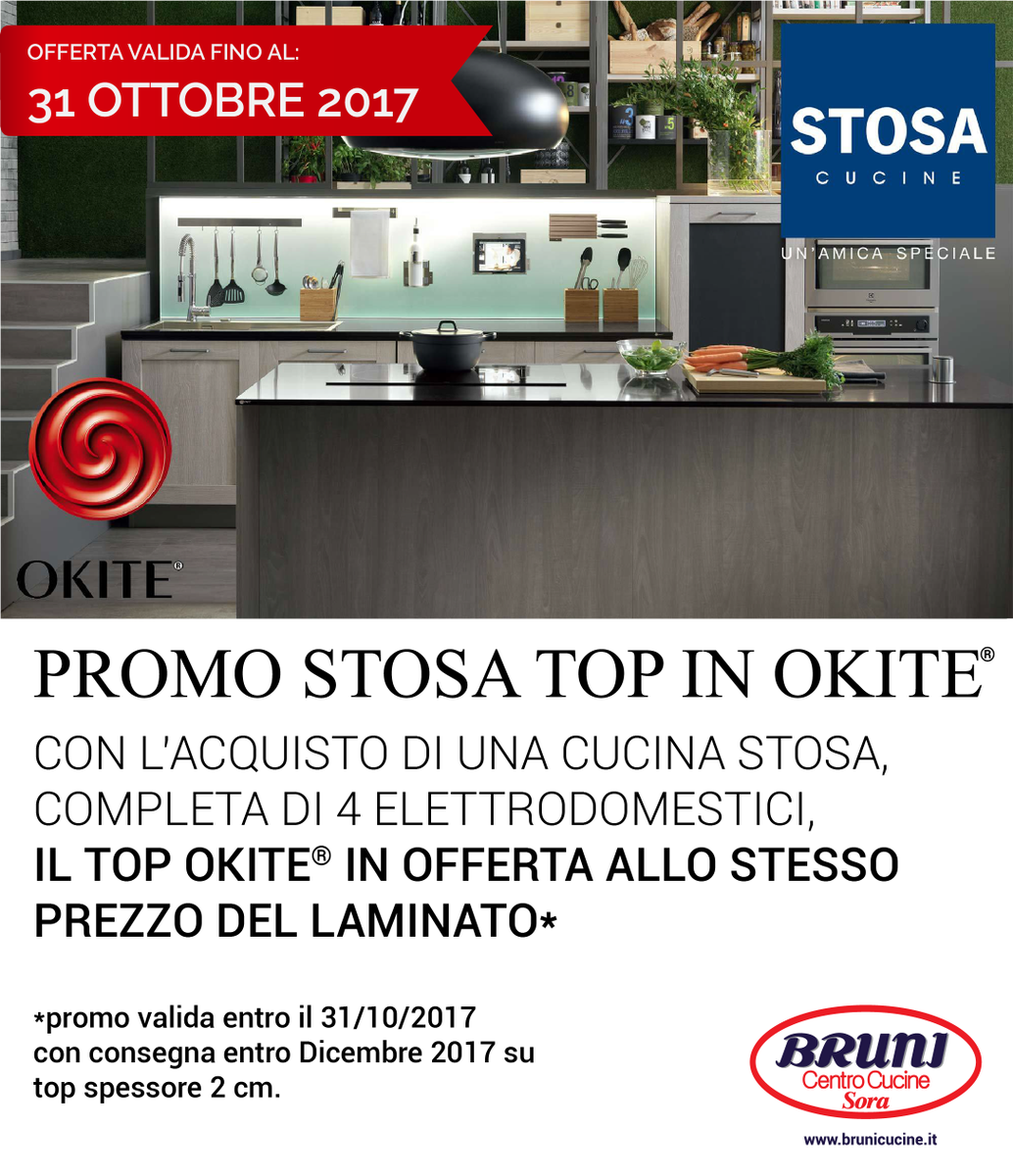 brunicucine's tweet photo. Siamo tornati e con @StosaCucine e #OKITE lanciamo una promo unica https://t.co/FZVRvfw0gJ * fino al 31 ottobre https://t.co/LrvmVKh37U