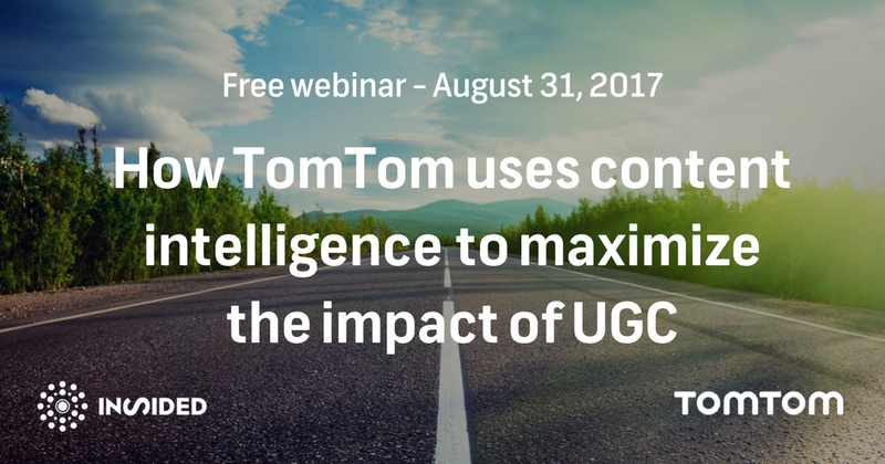 Haiko_Krumm's tweet photo. [Webinar] How TomTom maximizes impact of UGC with its carefully crafted strategy for collection, analysis &amp; sharing. https://t.co/DVBF7svkTn https://t.co/FtYujR5ccP